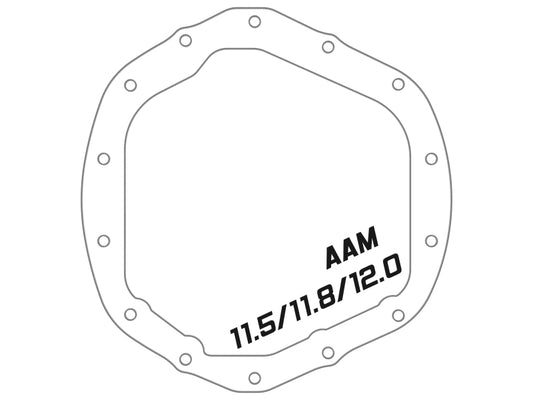 aFe Street Series Rear Differential Cover Raw w/ Machined Fins 19-20 Ram 2500/3500 Precision R