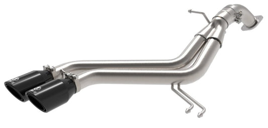 aFe Takeda 13-17 Hyundai Veloster L4-1.6L 2-1/2in 304 SS Axle-Back Exhaust w/ Black Tips Precision R