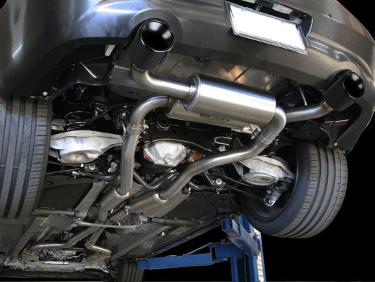 aFe Takeda 2-1/2 in 304 SS Cat-Back Exhaust System Infiniti G37 08-13/Q60 14-15 V6-3.7 w/ Black Tips Precision R