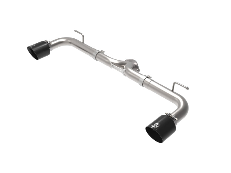 aFe Takeda 2-1/2in 304 SS Axle-Back Exhaust w/ Black Tip 14-18 Mazda 3 L4 2.0L/2.5L Precision R