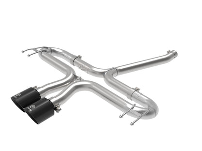 aFe Takeda 2-1/2in 304 SS Axle-Back Exhaust w/Black Tips 17-20 Honda Civic Sport L4-1.5L (t) Precision R