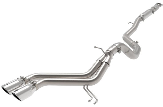 aFe Takeda 2-1/2in to 3in SS-304 Cat-Back Exhaust w/ Polished Tips 13-17 Hyundai Veloster L4-1.6L Precision R