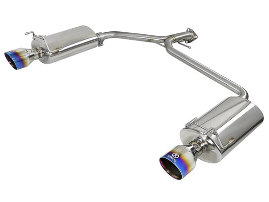 aFe Takeda 2.25-1.75in 304 SS Axle-Back Exh w/Blue Flame Tips 13-17 Honda Accord Sport Sedan I4-2.4L Precision R