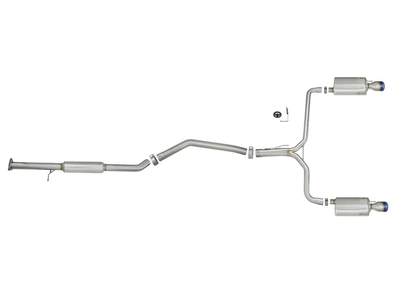 aFe Takeda 2.5-1.75in 304 SS Cat-Back Exhaust System 13-17 Honda Accord LX / EX / EX-L L4-2.4L Precision R