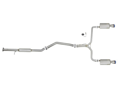 aFe Takeda 2.5-1.75in 304 SS Cat-Back Exhaust System 13-17 Honda Accord LX / EX / EX-L L4-2.4L Precision R