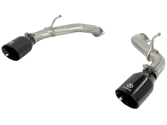 aFe Takeda 2.5in 304 SS Axle-Back Exhaust w/ Black Tips 16-18 Infiniti Q50 V6-3.0L (tt) Precision R