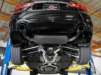 aFe Takeda 2.5in to 3in 304 SS Y-Pipe Exhaust System 16-18 Infiniti Q50/Q60 V6-3.0L (tt) Precision R