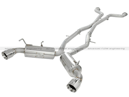 aFe Takeda 2.5inch SS Exhaust Cat-Back 09-13 Nissan 370Z V6 3.7L Polished Tips Precision R