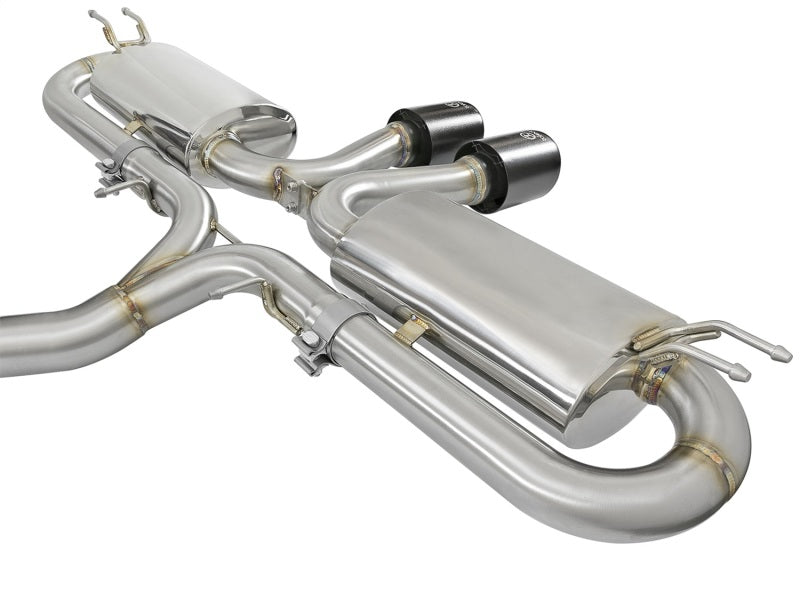 aFe Takeda 3in 304 SS Cat-Back Exhaust w/ Dual Center Black Tips 17+ Honda Civic Si (2dr) I4 1.5L Precision R