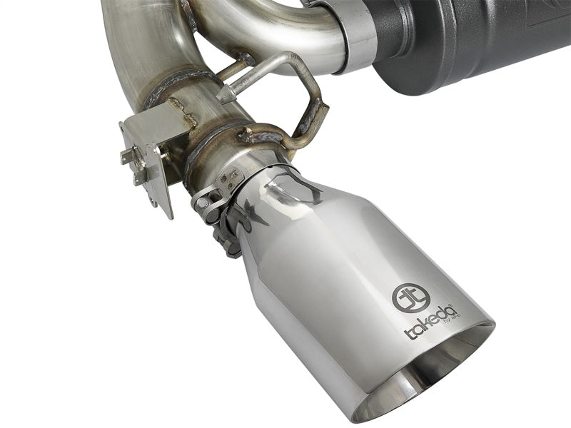 aFe Takeda 3in 304 SS Cat-Back Exhaust w/ Polished Tip 16-18 Ford Focus RS 2.3L (t) Precision R