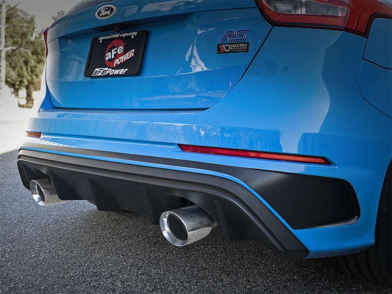 aFe Takeda 3in 304 SS Cat-Back Exhaust w/ Polished Tip 16-18 Ford Focus RS 2.3L (t) Precision R