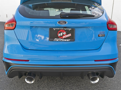 aFe Takeda 3in 304 SS Cat-Back Exhaust w/ Polished Tip 16-18 Ford Focus RS 2.3L (t) Precision R