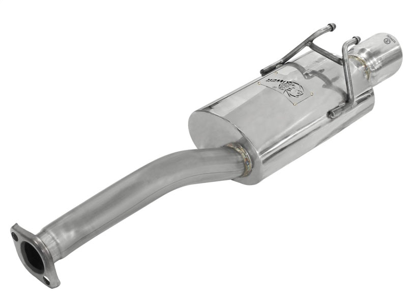 aFe Takeda Exhaust 2.5in Dia 304SS Axle-Back w/Polished Tip 06-11 Honda Civic EX Sedan L4 1.8L Precision R