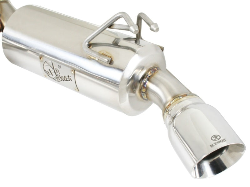 aFe Takeda Exhaust 304SS Dual Cat-Back w/ Polished Tips 08-13 Mitsubishi Lancer Evo X L4 2.0L Turbo Precision R