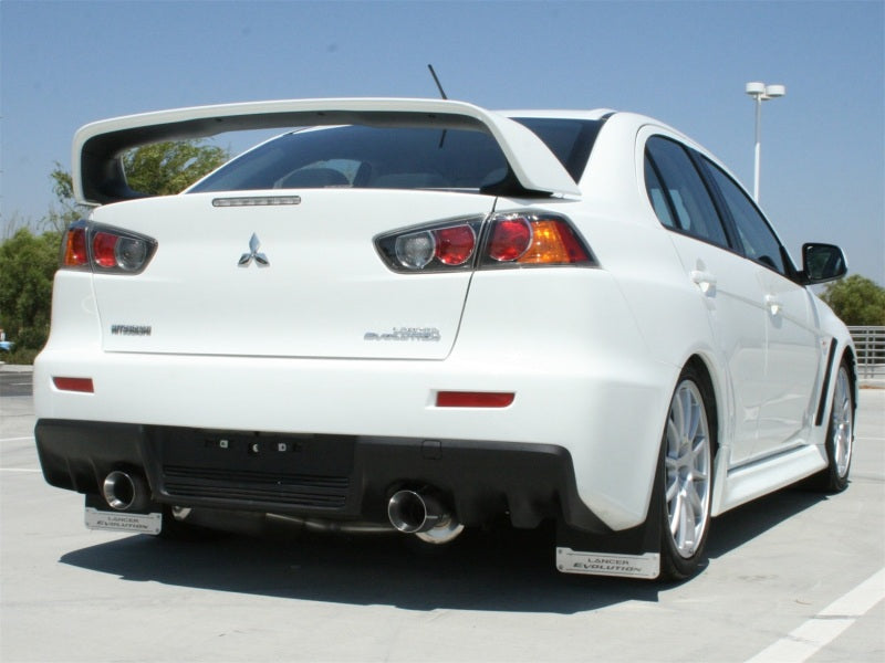 aFe Takeda Exhaust 304SS Dual Cat-Back w/ Polished Tips 08-13 Mitsubishi Lancer Evo X L4 2.0L Turbo Precision R