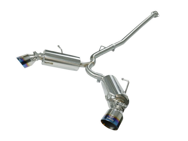 aFe Takeda Exhaust Axle-Back 13-15 Scion FRS / Subaru BRZ 304SS Blue Flame Dual Tips Exhaust Precision R