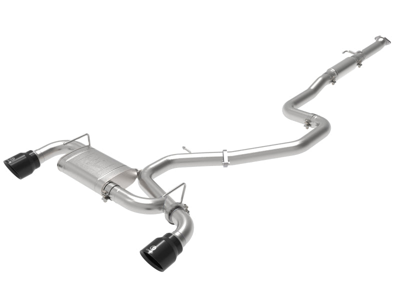 aFe Takeda Exhaust Cat-Back 19-20 Hyundai Veloster N 304SS Black Dual Tips Exhaust Precision R