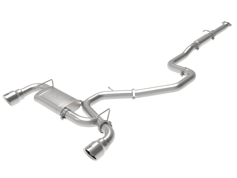 aFe Takeda Exhaust Cat-Back 19-20 Hyundai Veloster N 304SS Polished Dual Tips Exhaust Precision R