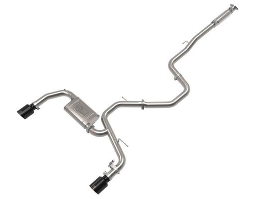 aFe Takeda Hyundai Elantra N 22-23 L4-2.0L (t) 3in 304 SS Cat-Back Exhaust w/ Black Tips Precision R