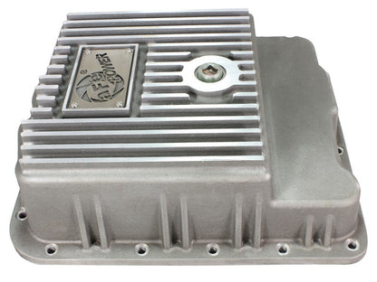 aFe Transmission Pan (Raw Finish) GM Trucks 99-16 (4L60-E/4L60E/4L65E/4L70E/4L75E) Precision R