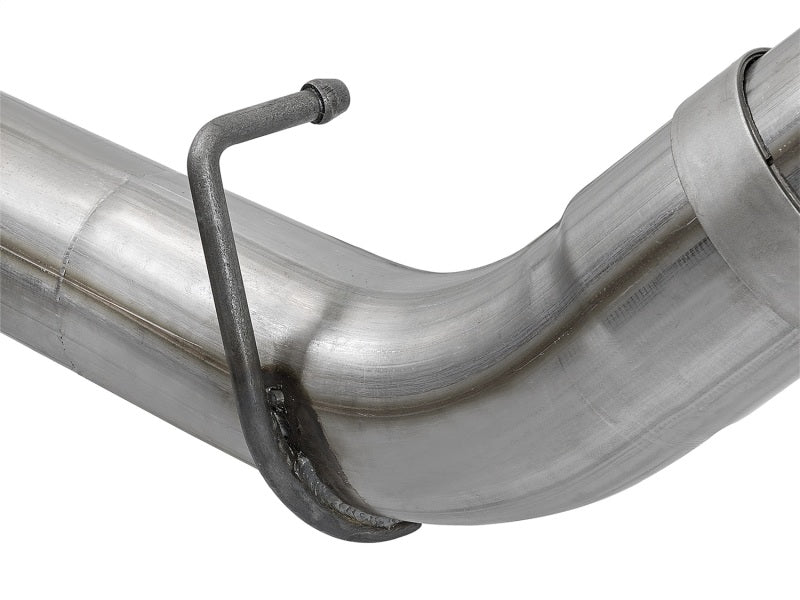 aFe Victory Series 4in 409-SS DPF-Back Exhaust w/ Dual Polished Tips 2017 GM Duramax V8-6.6L(td) L5P Precision R