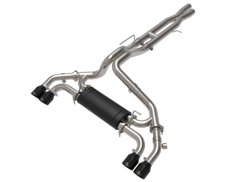 aFe Vulcan Series 2.5in 304SS Cat-Back Exhaust 2021+ Jeep Wrangler 392 6.4L w/ Black Tips Precision R