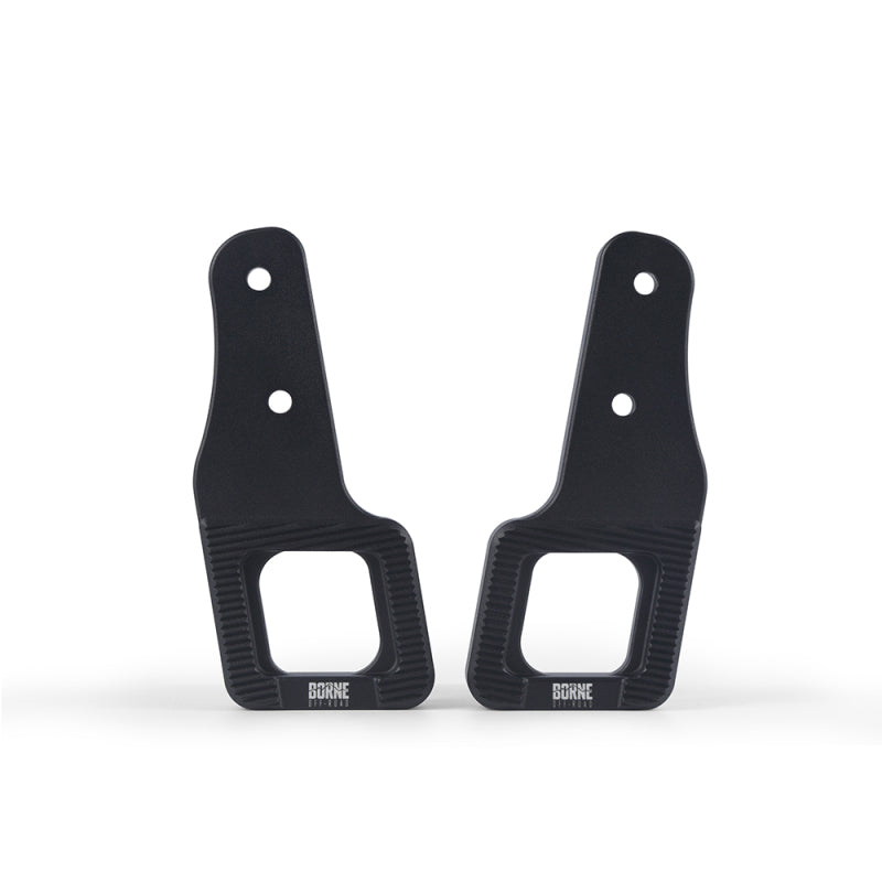 Borne Off-Road 2017+ Ford Raptor / 2009+ Ford F150 Borne Off-Road Billet Tow Hooks - Black