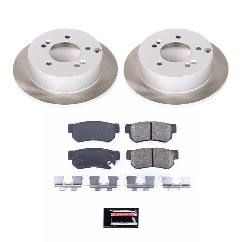 Power Stop 05-10 Kia Sportage Rear Semi-Coated Rotor Kit