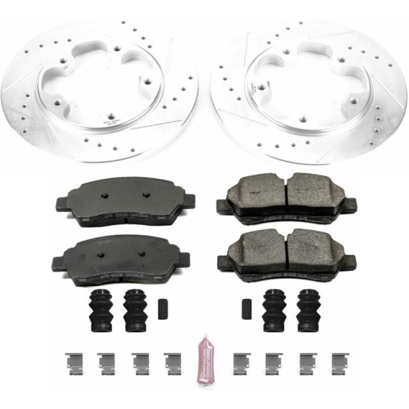 Power Stop 15-19 Ford Transit-150 Rear Z23 Evolution Sport Brake Kit