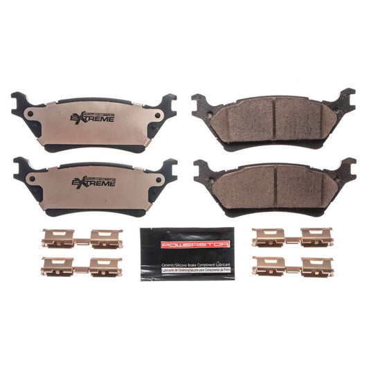 Power Stop 12-19 Ford F-150 Rear Z36 Truck & Tow Brake Pads w/Hardware