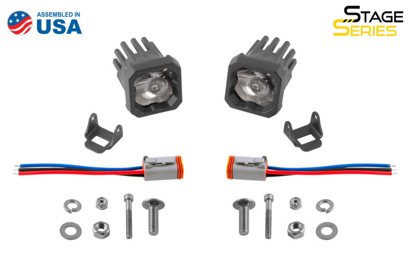 Diode Dynamics Stage Series C1 LED Pod Sport - White Spot Standard ABL (Pair)