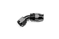 Radium Engineering 10AN Hose End 45 Degree PTFE - BLACK