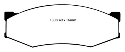 EBC 90-93 Infiniti M30 3.0 Redstuff Front Brake Pads