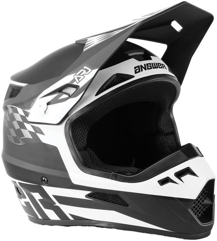 Answer AR1 Sweep Helmet Black/White Youth - Small