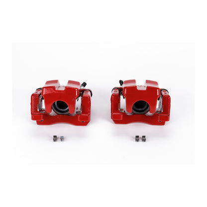 Power Stop 07-12 Lexus ES350 Rear Red Calipers w/Brackets - Pair