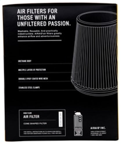 Airaid Universal Air Filter - Cone 6 x 7 1/4 x 5 x 9 - Blue SynthaMax