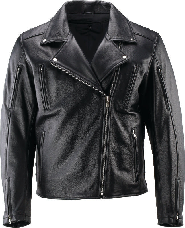 Kuryakyn Leather By River Road Ironclad Classic Leather Jacket Black - 2XL