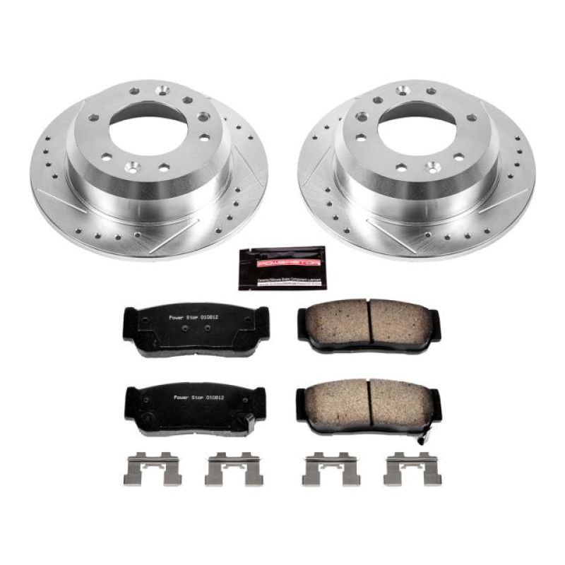 Power Stop 2007 Hyundai Entourage Rear Z23 Evolution Sport Brake Kit