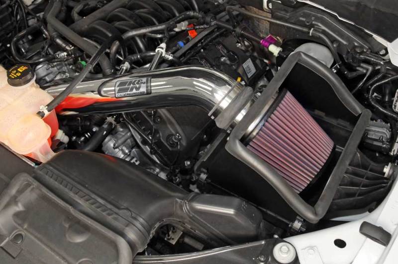 K&N 15 Ford F150 5.0L V8 F/I High Flow Performance Intake Kit