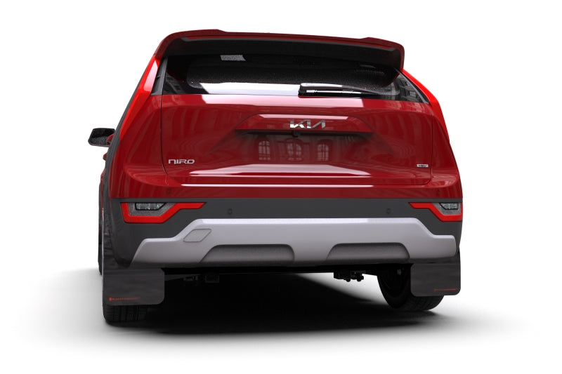 Rally Armor 23-24 Kia Niro SG2 Black UR Mud Flap Red Logo