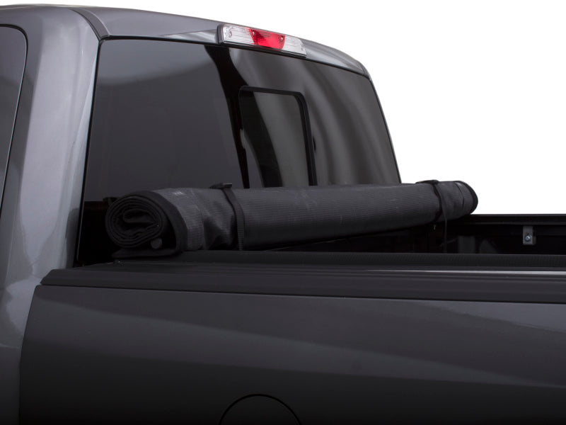 Lund 02-17 Dodge Ram 1500 (6.5ft. BedExcl. Beds w/Rambox) Genesis Roll Up Tonneau Cover - Black