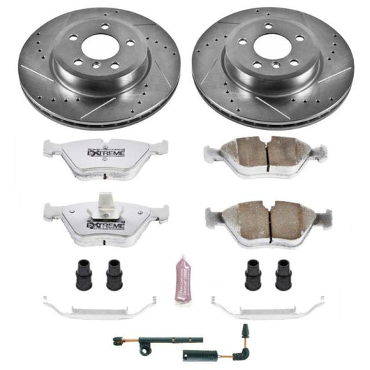 Power Stop 04-10 BMW X3 Front Z26 Street Warrior Brake Kit