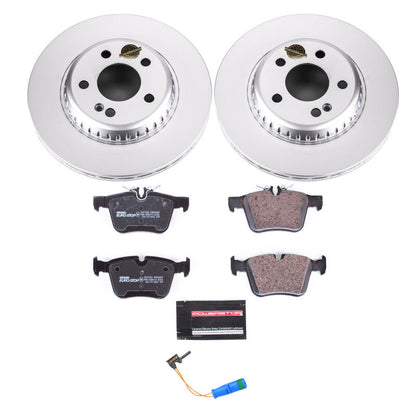 Power Stop 2018 Mercedes-Benz C350e Rear Euro-Stop Brake Kit