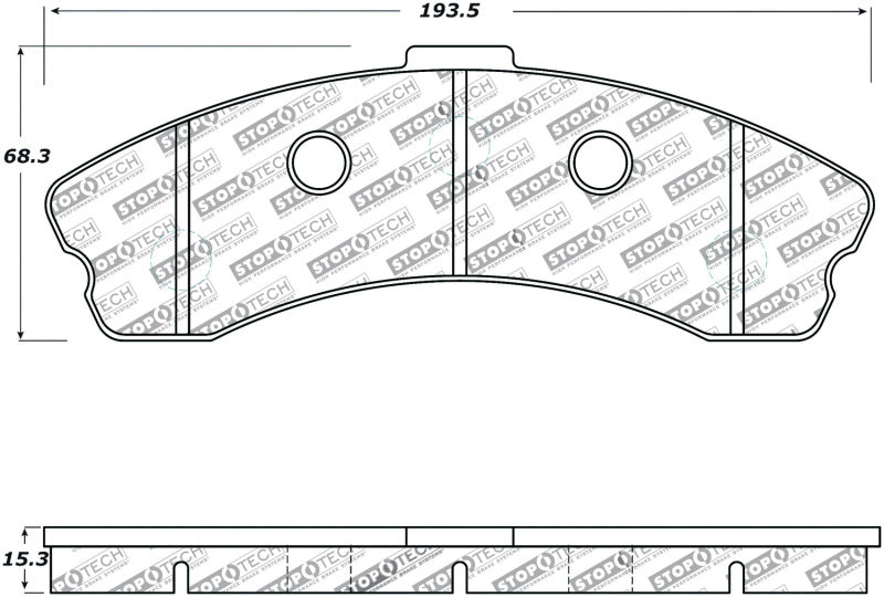 StopTech Performance 06-09 Chevrolet Corvette Z06 Front Brake Pads