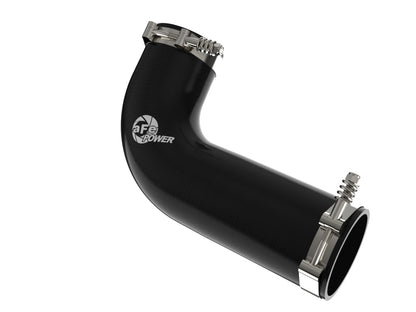 afe 08-10 Ford Trucks V8-6.4L (td) BladeRunner 3 IN Aluminum Hot Charge Pipe - Black Precision R