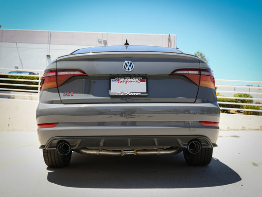 afe 19-21 VW Jetta GLI (MKVII) L4-2.0L (t) MACH Force-Xp 304 SS Cat-Back Exhaust System Blue Tips Precision R