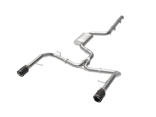 afe 19-21 VW Jetta GLI (MKVII) L4-2.0L (t) MACH Force-Xp 304 SS Cat-Back Exhaust System Carbon Tips Precision R