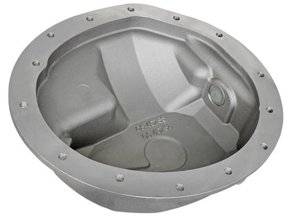 afe Front Differential Cover (Raw; Street Series); Dodge Diesel Trucks 03-12 L6-5.9/6.7L (td) Precision R