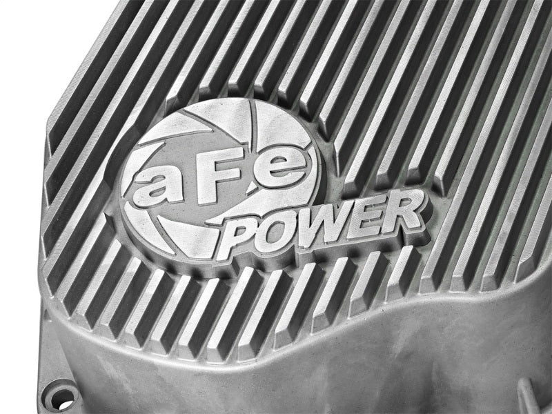 afe Rear Differential Cover (Raw; Street Series); Dodge Diesel Trucks 94-02 L6-5.9L (td) Precision R