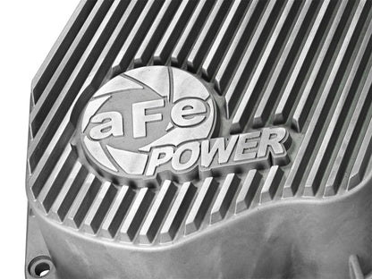 afe Rear Differential Cover (Raw; Street Series); Dodge Diesel Trucks 94-02 L6-5.9L (td) Precision R